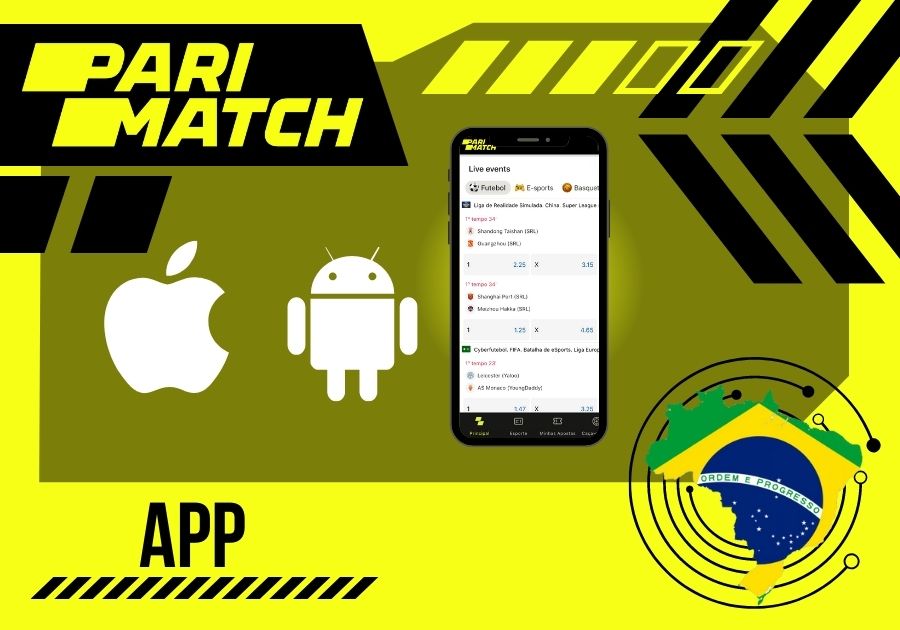 sobre a disponibilidade do aplicativo de apostas e cassino para Android e iOS Parimatch Brasil