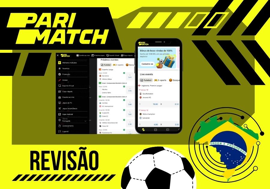 revisão completa do site e aplicativo de apostas esportivas Parimatch Brasil